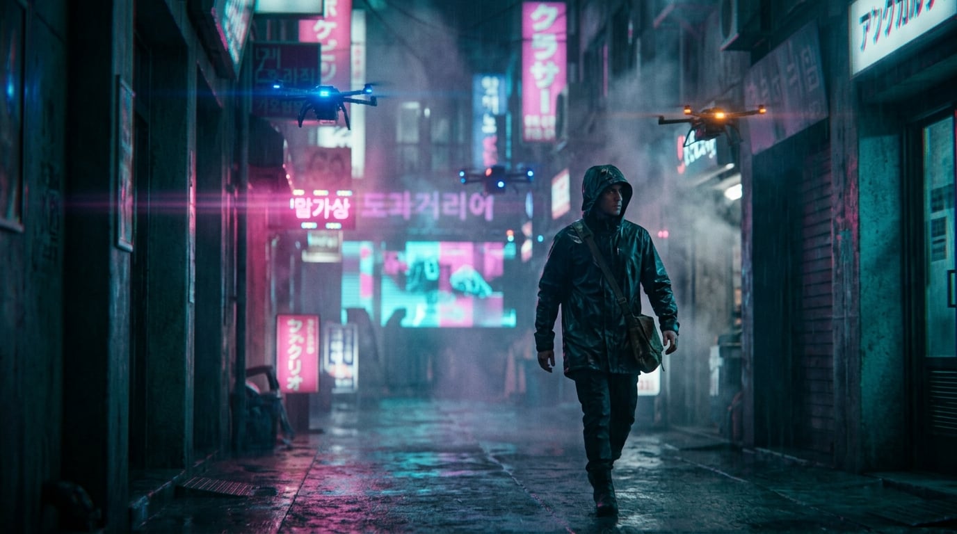 Cyberpunk neon